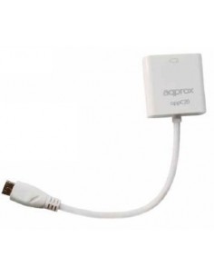 Approx appC20 VGA (D-Sub) HDMI Type C (Mini) Blanco