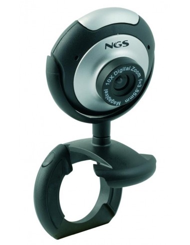 NGS XpressCam300 cámara web 5 MP USB 2.0 Negro, Plata