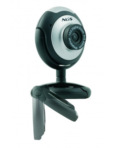 NGS XpressCam300 cámara web 5 MP USB 2.0 Negro, Plata