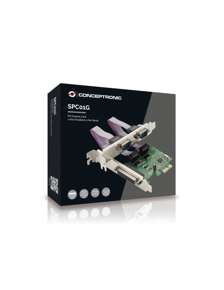 Conceptronic SPC01G tarjeta y adaptador de interfaz Interno Paralelo, RS-232