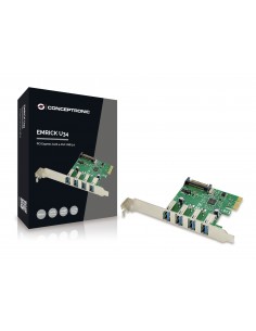 Conceptronic EMRICK02G tarjeta y adaptador de interfaz Interno USB 3.2 Gen 1 (3.1 Gen 1) 2