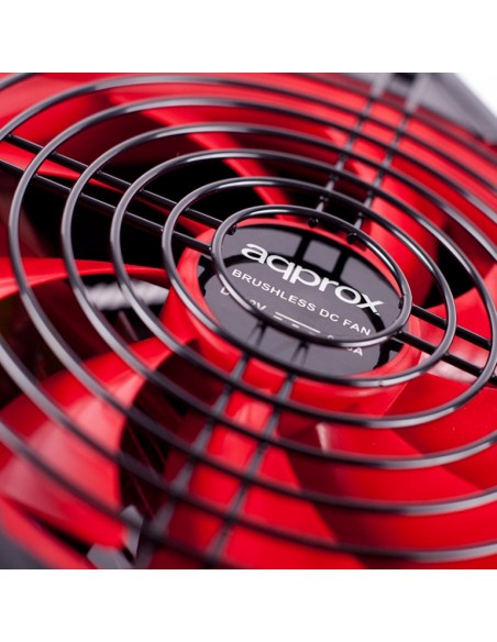 Approx FUENTE ALIM. GAMING ATX 800W unidad de fuente de alimentación 20+4 pin ATX Negro, Rojo