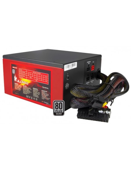 Mars Gaming MPVU750 unidad de fuente de alimentación 750 W 20+4 pin ATX ATX Negro, Rojo