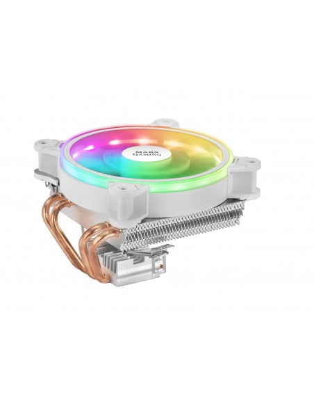 Mars Gaming MCPU220 Disipador CPU TDP 140W Dual ARGB Silencioso PWM Blanco Mars Gaming MCPU220 Disipador CPU TDP 140W Dual ARGB Silencioso PWM Blanco