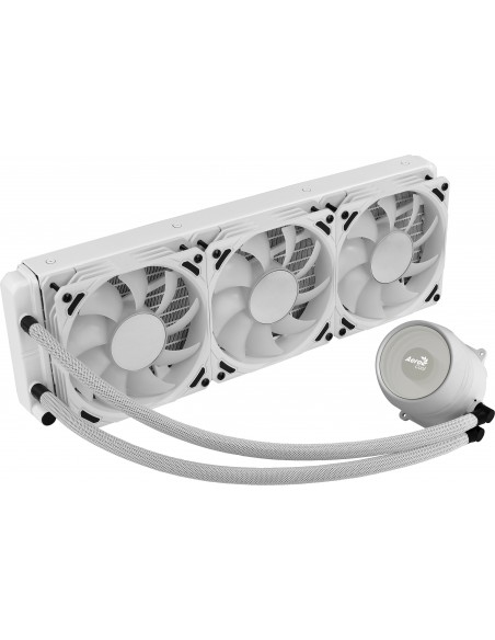 Aerocool MIRAGEL360W Refrigeración Líquida CPU 3xVentilador 12cm ARGB TDP 550W Blanco
