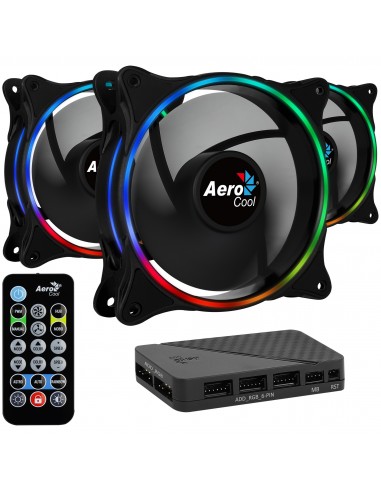 Aerocool Eclipse 12 Pro Carcasa del ordenador Ventilador 12 cm Negro