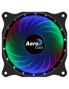 Aerocool COSMO12FRGB Ventilador PC 12cm LED RGB Conector Molex Silencioso Negro
