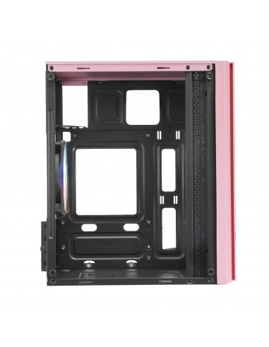 Mars Gaming MC300P Caja PC Micro ATX Cristal Templado 3xVentilador FRGB Rosa