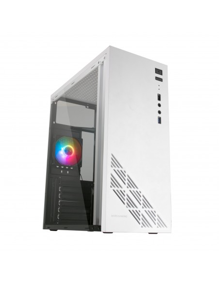 Mars Gaming MC100W Caja PC ATX Ventilador 90mm FRGB Convect-Cool Blanco Mars Gaming MC100W Caja PC ATX Ventilador 90mm FRGB Convect-Cool Blanco