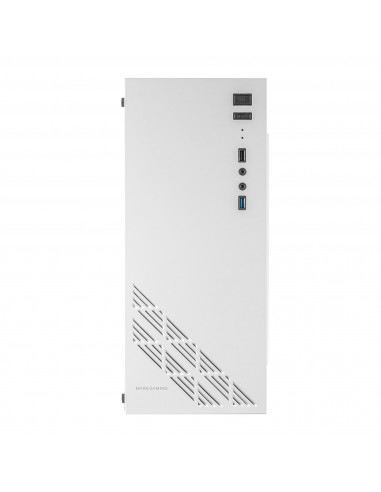 Mars Gaming MC100W Caja PC ATX Ventilador 90mm FRGB Convect-Cool Blanco