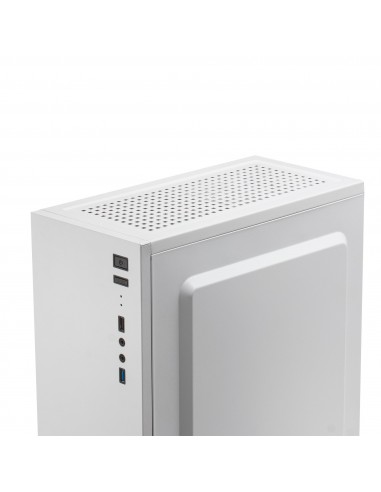 Mars Gaming MC100W Caja PC ATX Ventilador 90mm FRGB Convect-Cool Blanco
