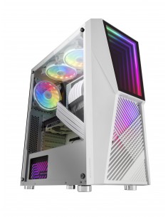 Mars Gaming MC777, Caja de ordenador ATX, Iluminación ARGB, Blanco 2
