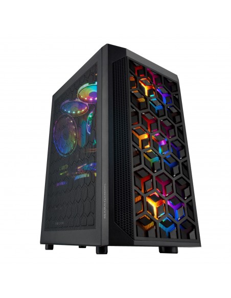 Mars Gaming MCMESH Caja PC Gaming Micro ATX 3x Ventilador FRGB Negro Mars Gaming MCMESH Caja PC Gaming Micro ATX 3x Ventilador FRGB Negro