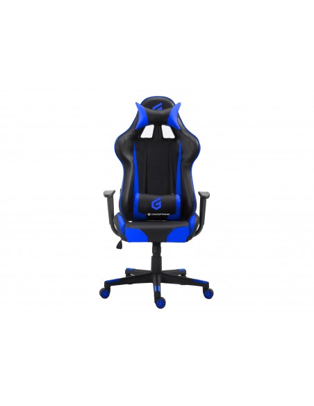 Conceptronic EYOTA04B silla para videojuegos Silla para videojuegos de PC Asiento acolchado Negro, Azul