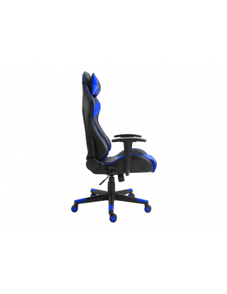 Conceptronic EYOTA04B silla para videojuegos Silla para videojuegos de PC Asiento acolchado Negro, Azul