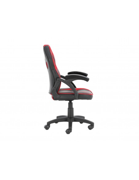 Conceptronic EYOTA06R silla para videojuegos Silla para videojuegos de PC Asiento acolchado Negro, Rojo
