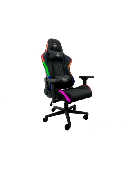 KeepOut XSPRO-RGB silla para videojuegos Butaca para jugar Asiento acolchado Negro