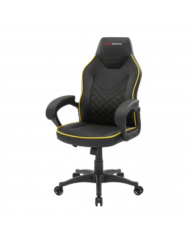 Mars Gaming MGCX ONE Silla para videojuegos universal Asiento acolchado Negro, Amarillo