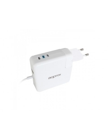 Approx appUAAPL adaptador e inversor de corriente Interior 85 W Blanco