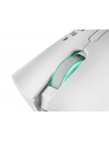 Mars Gaming MMEXW, Ratón Gaming RGB Ultraligero Blanco