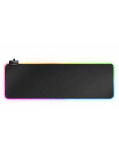 Mars Gaming MMPRGB2 alfombrilla para ratón Alfombrilla de ratón para juegos Negro