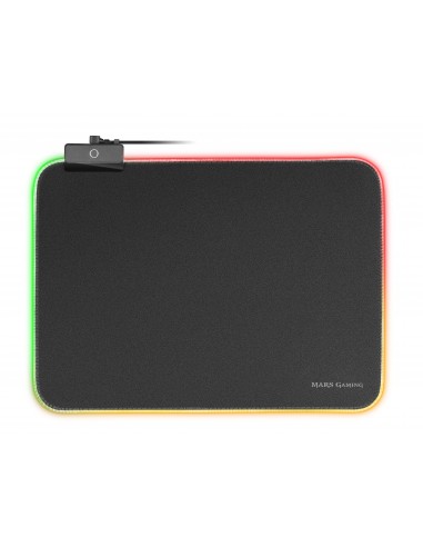 Mars Gaming MMPRGBL alfombrilla para ratón Alfombrilla de ratón para juegos Negro
