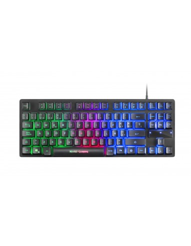Mars Gaming MCPTKLES Combo RGB Teclado y Ratón 3200DPI Diseño TKL Idioma Español