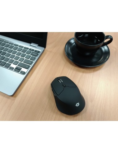Conceptronic LORCAN02B Ergo ratón mano derecha Bluetooth Óptico 1600 DPI