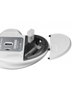 Mars Gaming MMWERGO Ratón Inalámbrico Ergonómico Blanco 2