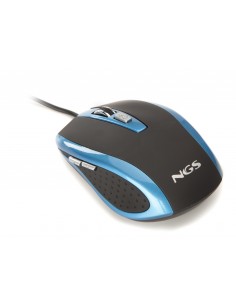NGS Blue tick ratón mano derecha USB tipo A Óptico 1600 DPI