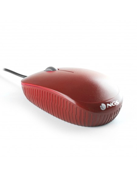 NGS Flame ratón mano derecha USB tipo A Óptico 1000 DPI