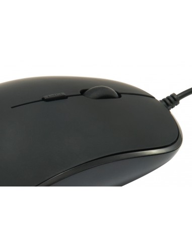 Conceptronic REGAS01B ratón Ambidextro USB tipo A Óptico 1200 DPI