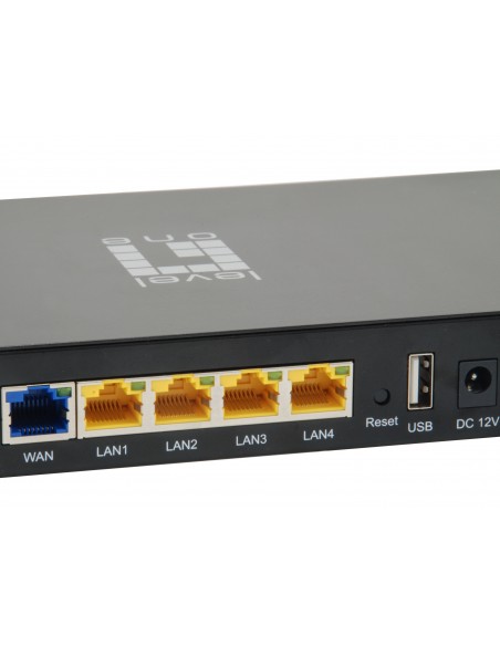 LevelOne WAP-6017 punto de acceso inalámbrico 300 Mbit s Negro