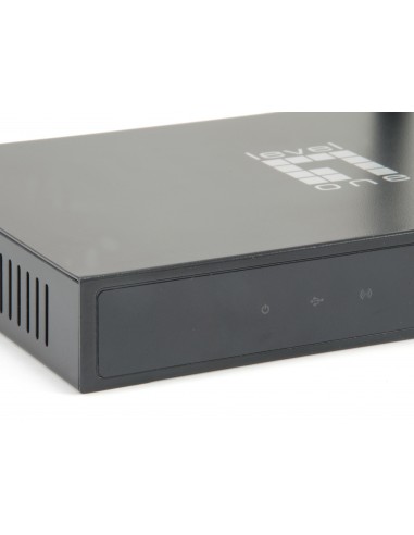 LevelOne WAP-6017 punto de acceso inalámbrico 300 Mbit s Negro