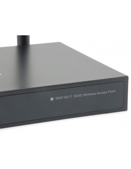 LevelOne WAP-6017 punto de acceso inalámbrico 300 Mbit s Negro