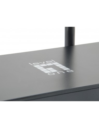 LevelOne WAP-6017 punto de acceso inalámbrico 300 Mbit s Negro