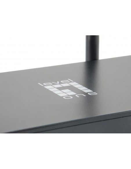LevelOne WAP-6017 punto de acceso inalámbrico 300 Mbit s Negro