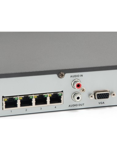 LevelOne NVR-0504 Grabadore de vídeo en red (NVR) Negro