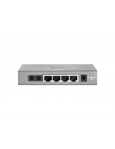 LevelOne Switch Fast Ethernet de 5 puertos, 1 Port SC Multi-Mode Fiber, 2km
