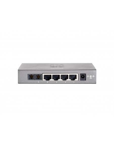 LevelOne Switch Fast Ethernet de 5 puertos, 1 Port SC Multi-Mode Fiber, 2km