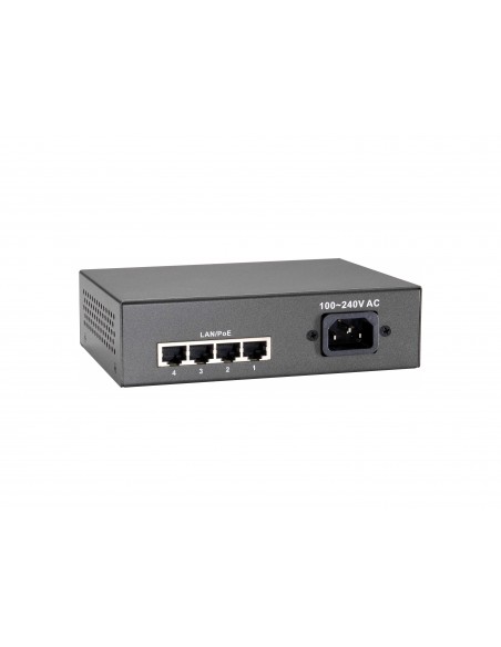 LevelOne FEP-0511 switch Fast Ethernet (10 100) Energía sobre Ethernet (PoE) Gris
