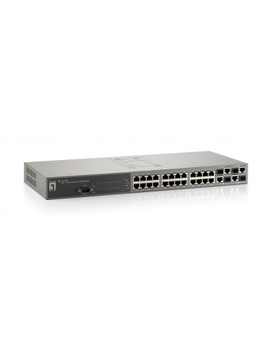 LevelOne FGL-2870 switch Gestionado L2 Gris