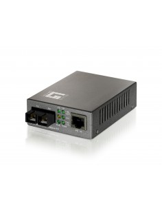 LevelOne Convertidor SC SMF 10 100BASE-TX a 100BASE-FX PoE PD