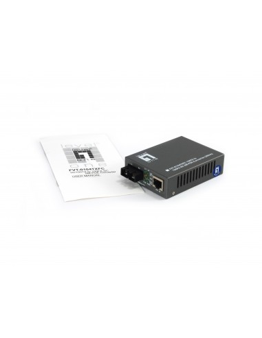 LevelOne Convertidor SC SMF 10 100BASE-TX a 100BASE-FX PoE PD