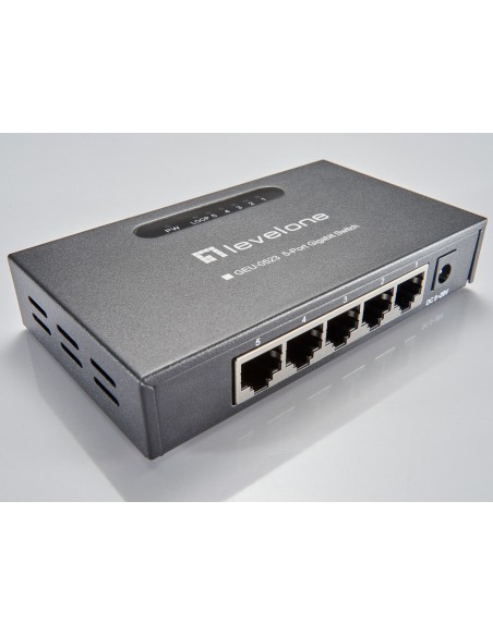 LevelOne GEU-0523 switch No administrado Gigabit Ethernet (10 100 1000) Negro