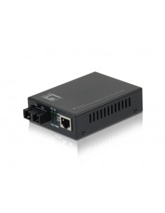 LevelOne FVT-2401 convertidor de medio 100 Mbit s 1310 nm Monomodo Negro