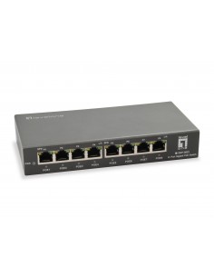 LevelOne GEP-0823 switch Gigabit Ethernet (10 100 1000) Energía sobre Ethernet (PoE) Negro