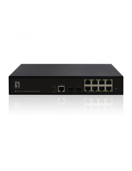 LevelOne GEL-1061 switch Gestionado L2 Gigabit Ethernet (10 100 1000) Negro
