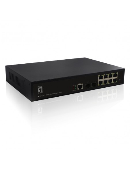 LevelOne GEL-1061 switch Gestionado L2 Gigabit Ethernet (10 100 1000) Negro