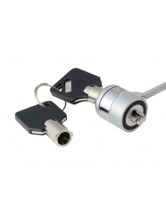 Conceptronic CNBSLOCK15 cable antirrobo Plata 1,5 m